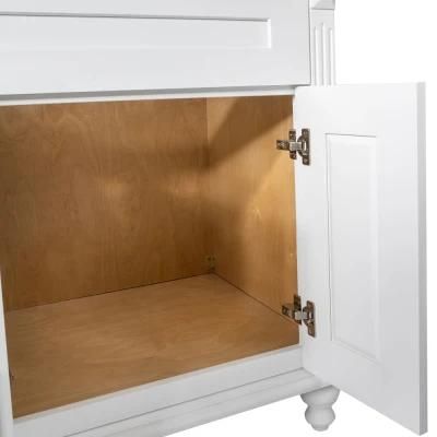Solid Wood Customized American Style Cabinet White Shaker Kitchen Cabinets