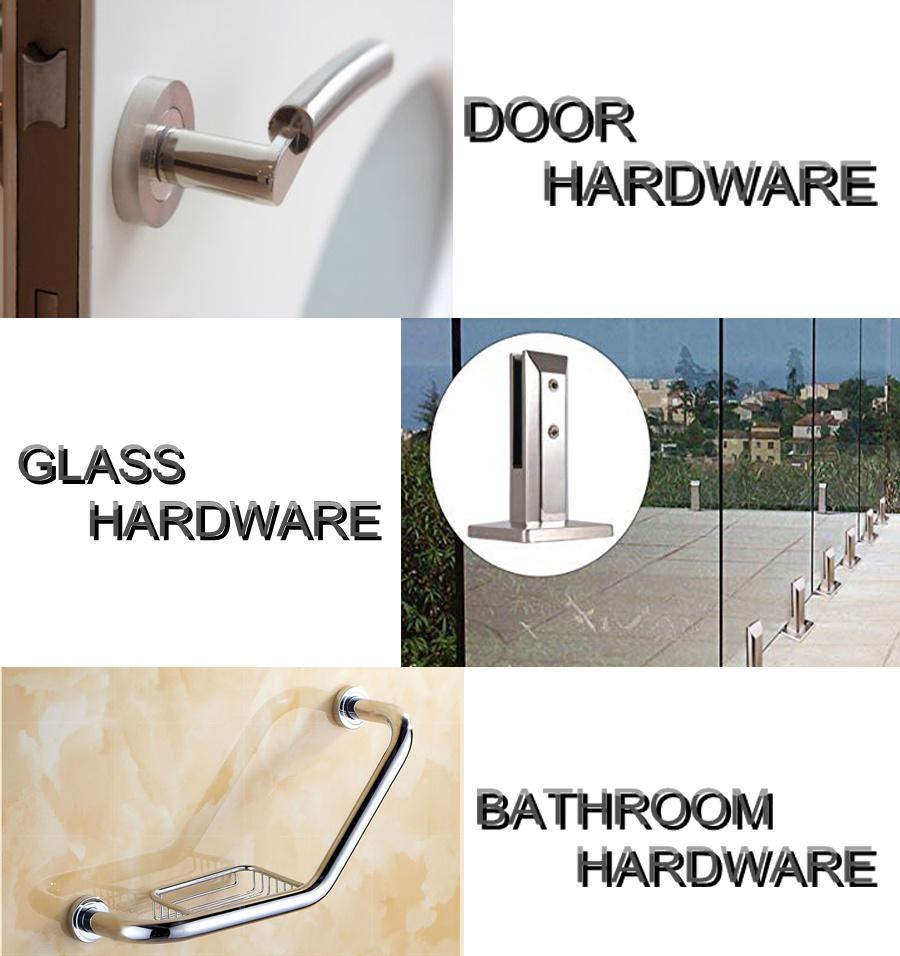 Stainless Steel Recessed Flush Furniture and Cabinet Door Drawer Push Pull Sliding Door Handle