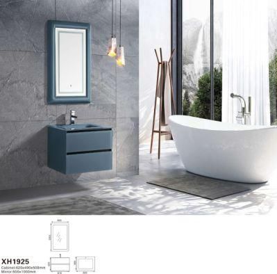 World Popular European Style Bathroom Vanity with Glass Basin