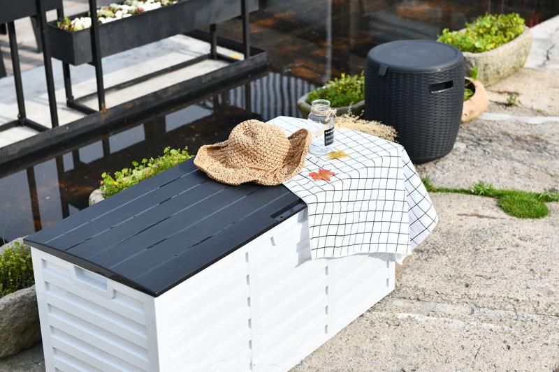 265L/70gal All-Weather Use Outdoor Plastic Garden Deck Storage Box /Tool Box