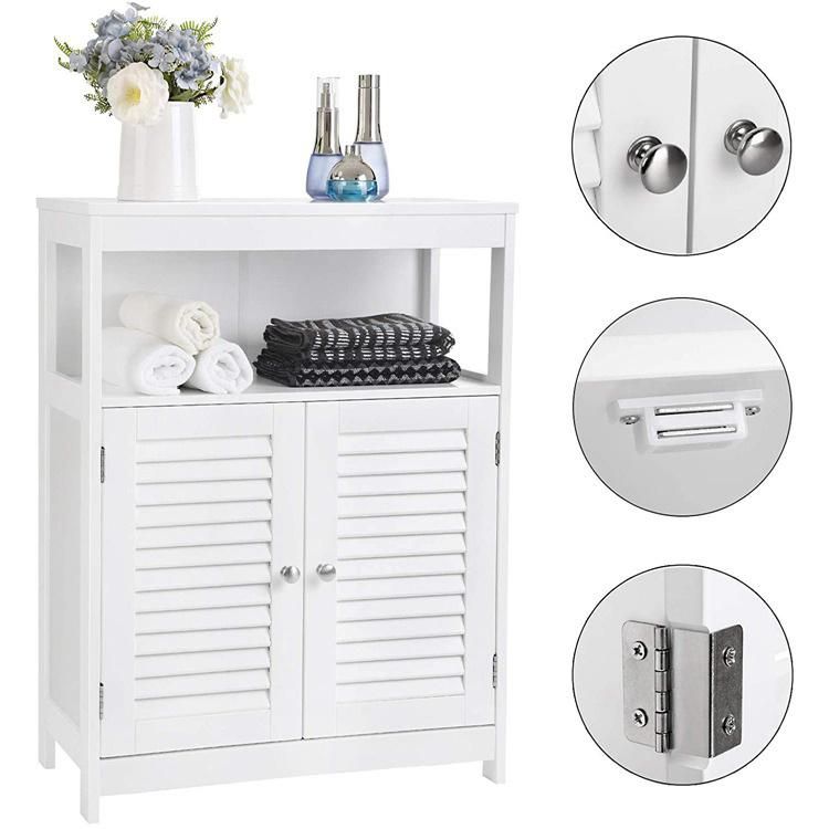 Special Waterproof Wall Mounted European Model Bathroom Storage Furniture Cabinet Set Vanity Side Cabinet Wood Color