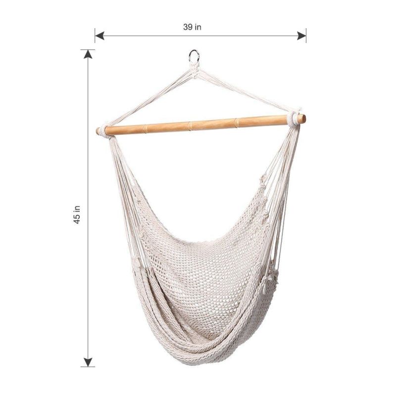 Hang Chair Cotton Poly Rope Hammock Chair