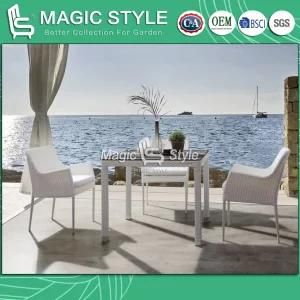 Outdoor Rattan Dining Set Garden Wicker Dining Table Rattan Weaving Chair Patio Dining Chair Wicker Furniture