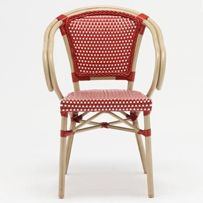 Hot Sale Good Price Teslin Mesh French Cafe Bistro Chair for Outdoor