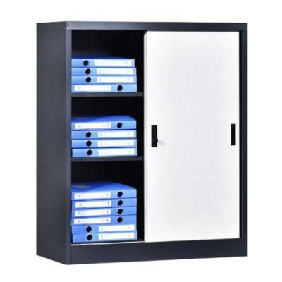 Office Furniture Sliding Door 3 Layers Filing Cabinet