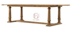 New Design Simple European Antique Style Dining Table