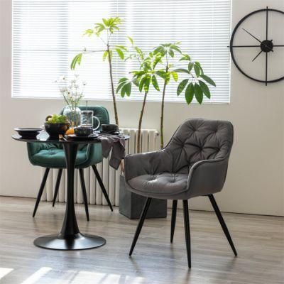 European Design Dining Room Furniture Steel Tube Leg Dining Chair