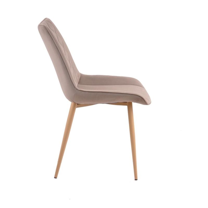 High Quality Durable Using Various Room Single Fabric Dining Chair