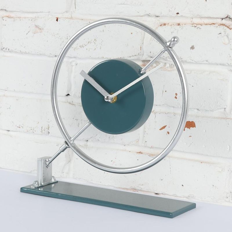 Modern Style Iron Table Clock for Living Room, Simple Desk Clock, Metal Table Clock, Kids Table Clock, Mantel Clock
