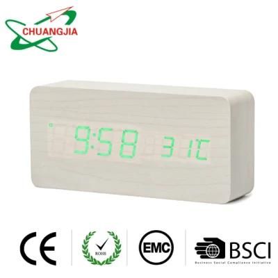 Gift LED Desk Alarm Clock with Ajustable Night Light for Daily Life