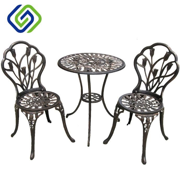 Anodized Aluminum and Wooden Outdoor Furniture