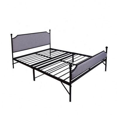White Simple Modern Design All Iron Metal Single Bed Frame