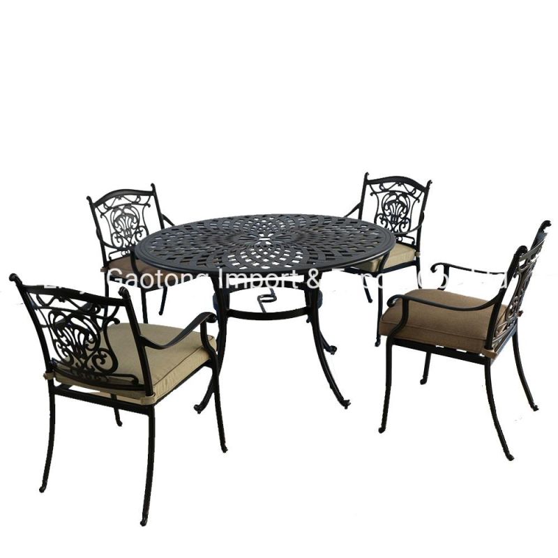 8 Seats Outdoor Furniture Garden Dining Table Furniture Round Table Set