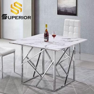 Wholesale Contemporary Simple Commercial Custom-Made Marble Top Coffee Restaurant Table