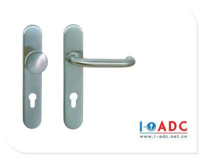 304 Class Stainless Steel Door Handle on Square Rosset Modern Design Lever Door Handle Sets