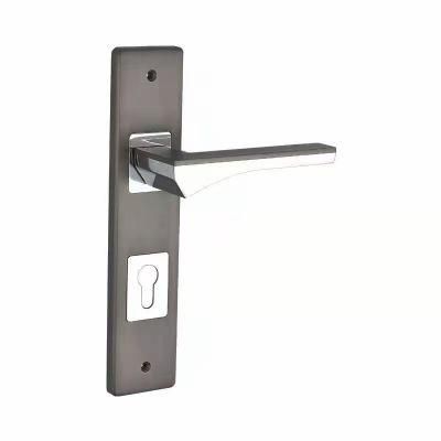 New Design Zinc Alloy Door Lever Handle Lock with Plate