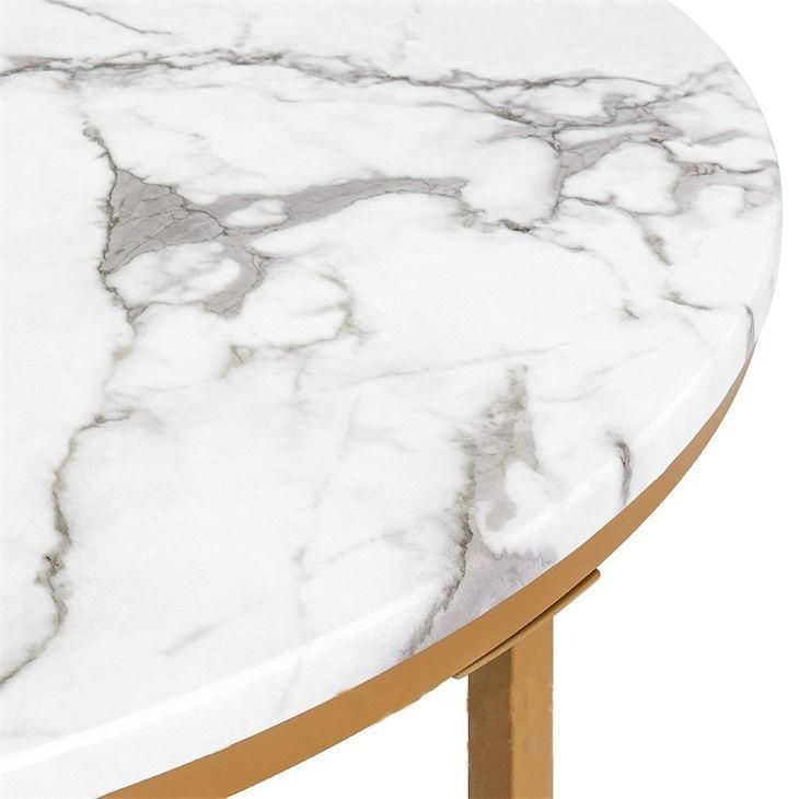 Popular European Style White Marble Coffee Tables for Dinnig Room