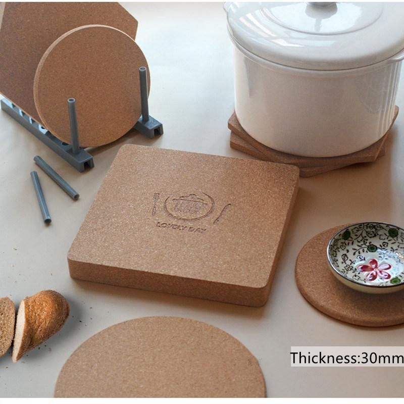 China Factory Goods Cork Pads with Adhesive Back Ideal for Cabinets on Table Top Items to Prevent Scratch