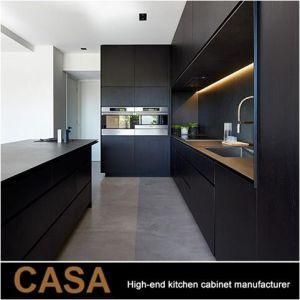 Custom Design Luxury European Modular Modern Lacquer White Black Kitchen Cabinet