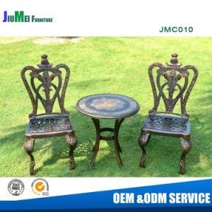 Outdoor Cast Aluminum Furniture Cast Dining Table and Chair (JMC010)