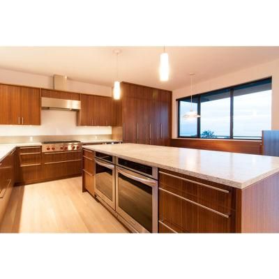 Modern White Shaker Solid Wood Modular Kitchen Cabinet