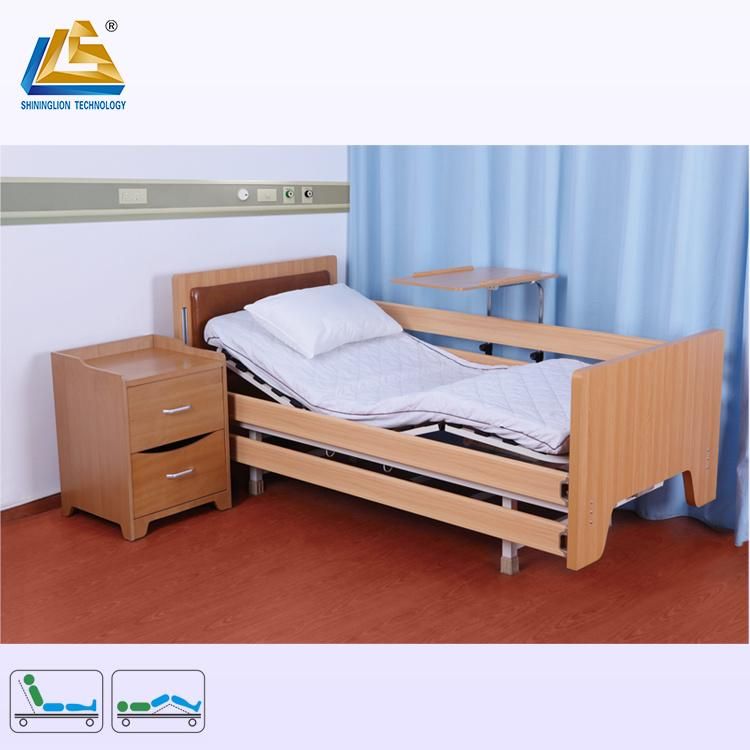 European Style 2 Functions Foldable Home Care Bed for Elderly