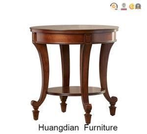Chinese Wholesale Factory MID-Century European Style Solid Wooden Coffee Table