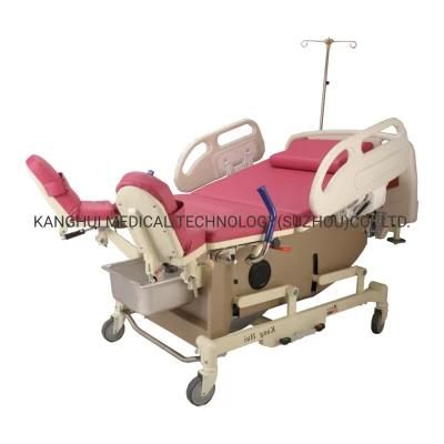 High Quality Hospital Furniture Birthing Baby Linak Motor Delivery Bed with Hand Control Foot Rest