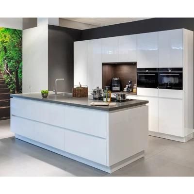 Customized Project High Gloss Lacquer or PVC Design Modern Modular Furniture Kitchen Cabinet
