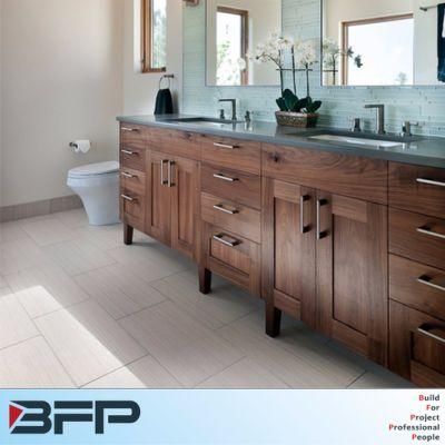European Style Shaker Panel Bathroom Vanity for Customized