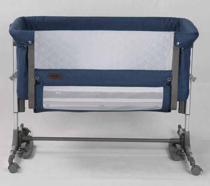 Bedside Crib, Baby Bassinets Bedside Sleeper for Newborn Infant Built-in Wheels