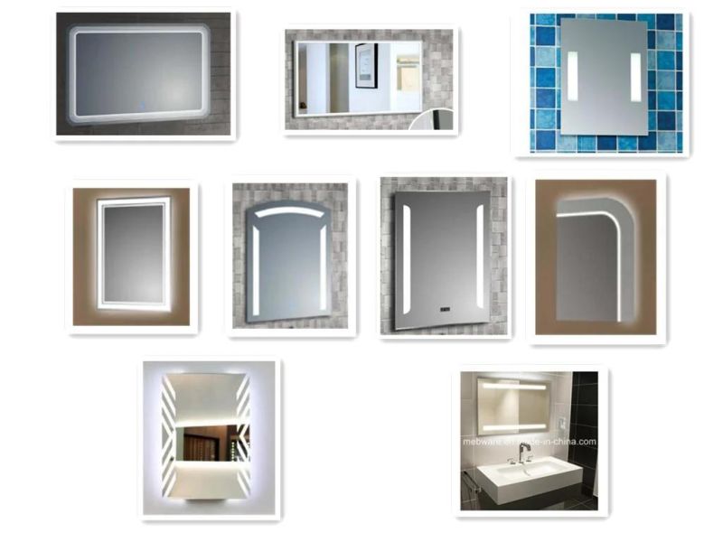 Luxury Wall Mount Rectangular Bathroom LED Mirror