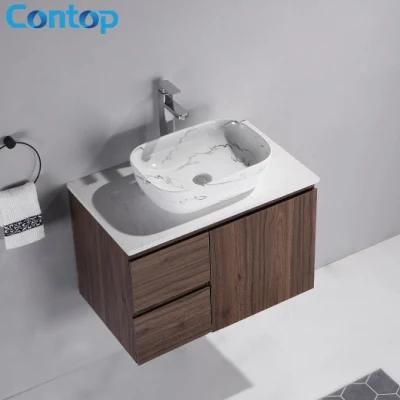 Simple Single Sink Wall Mounted Bathroom Furniture Vanity
