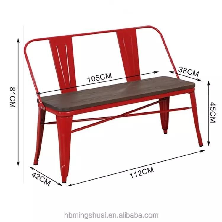Outdoor Dating Stool with Backrest High-End European Style Chair