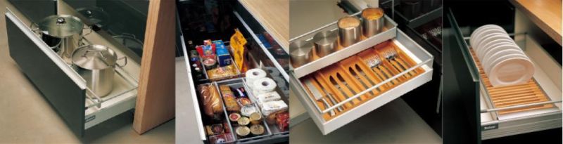 European Quality Customized Handle Free Modern Italian Wooden Kitchen Cabinet