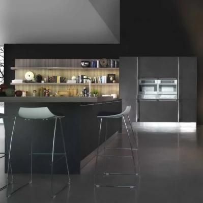 Prefab Houses Construction Matt Lacquer European Style Bespoke Kitchen Cabinet