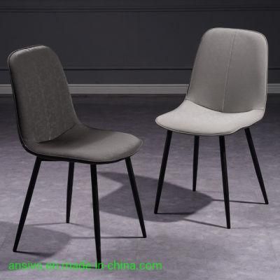 Scandinavian French Furniture Dining Chairs Colored Luxery Metal Luxury Modern Wood Fabric Dining Chair