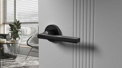 Modern Series Handle Simple Orb Color Door Lock Aluminum Alloy Material Durable and Not Easy to Oxidize
