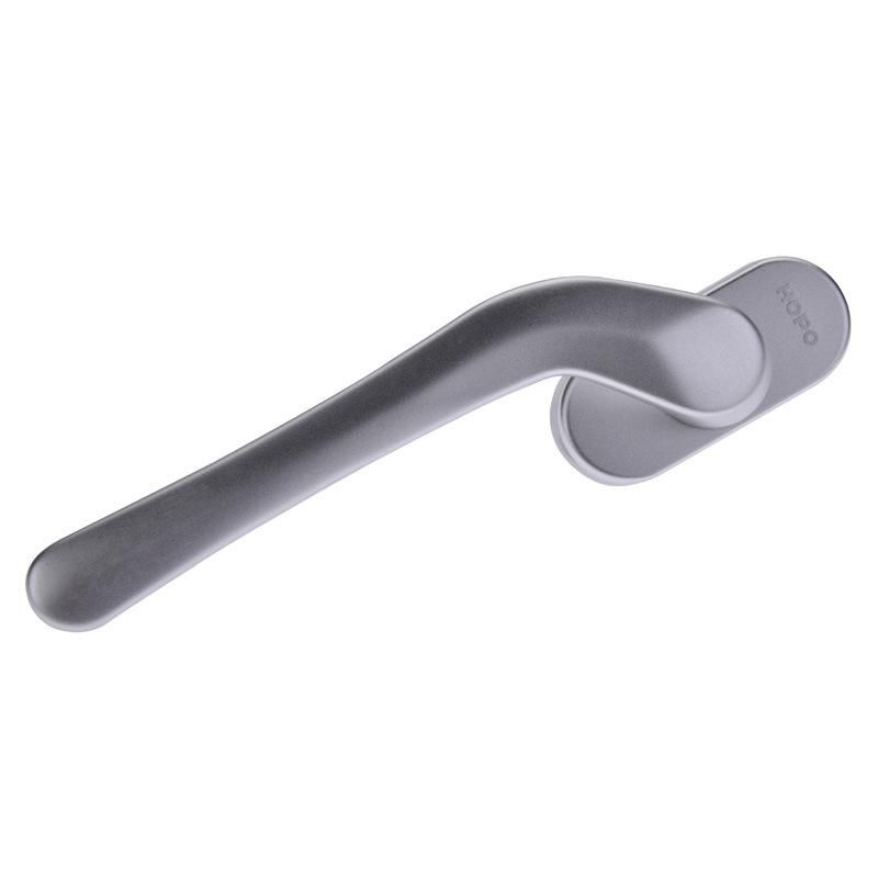 Aluminium Anodized Silver Square Spindle Handle for Right Side Door