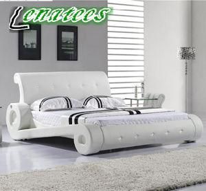 A038 Particular Shaped Modern White Bed
