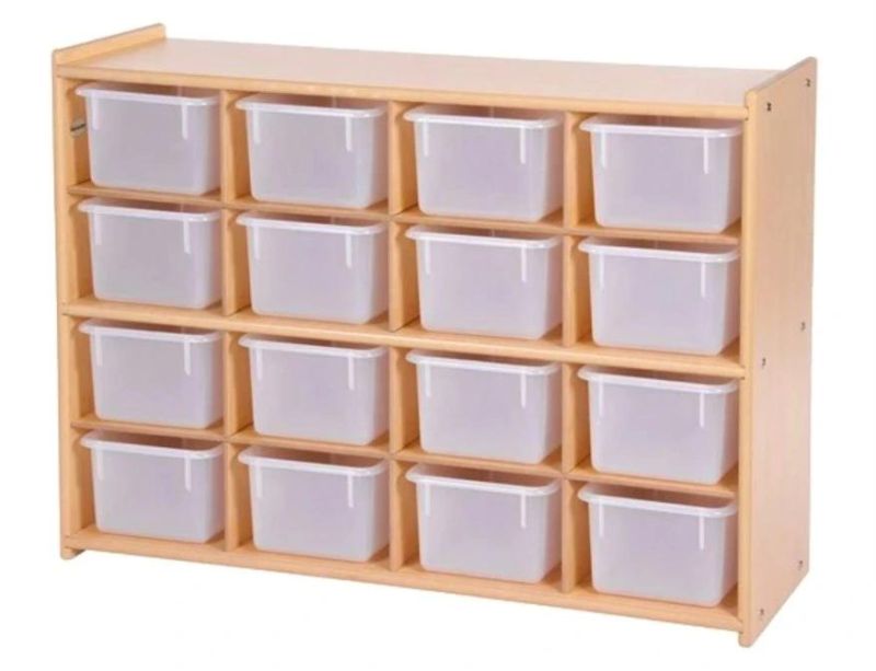 Cheap Custom Wood Nursery Furniture Kindergarten School Storge Cabinet