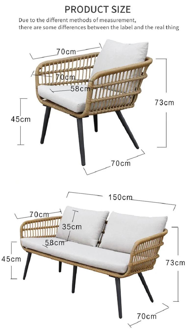 2021 Best Selling Outdoor PE Rattan Sofa Wicker Furniture