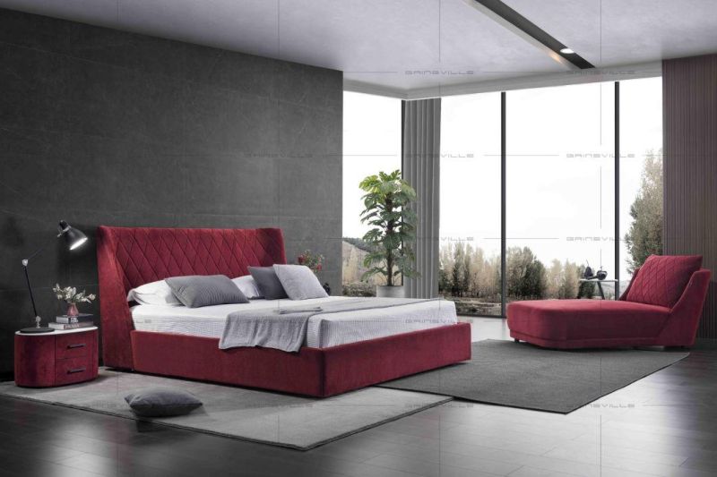 European Modern Home Furniture Bedroom Furniture Eleagance Special Red Wall Bed