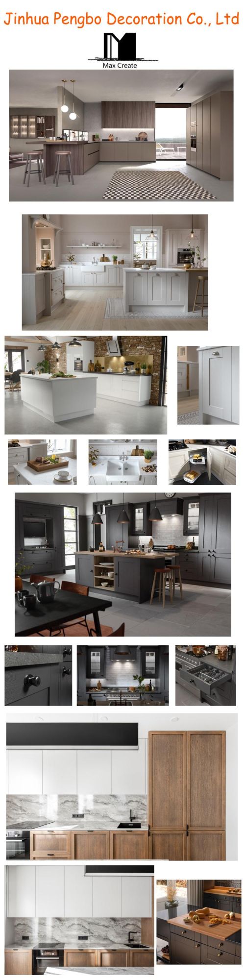 New Style Kitchen Units Set Modern Cabinet Kitchen Wooden Furniture From China Factory