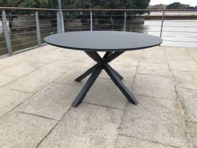 New Round Outdoor Table for 6 8 Seater Garden Dining Set