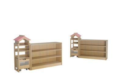 Classic and Modern Preschool Furiture Wooden Cabinets for Kids Toys Storage in Daycare Kindergarden