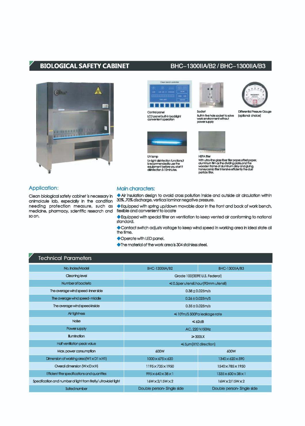 Class II Biological Safety Cabinet Biosafety Cabinets