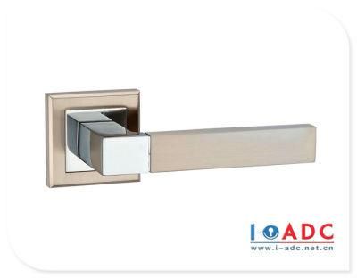 Contemporary New Modern Zinc Alloy Wood Door Handle for Interior Door