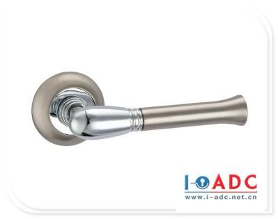Lock Set with Door Handle Plate European Zinc Alloy Door Handle Die Casting Handle Exterior Door
