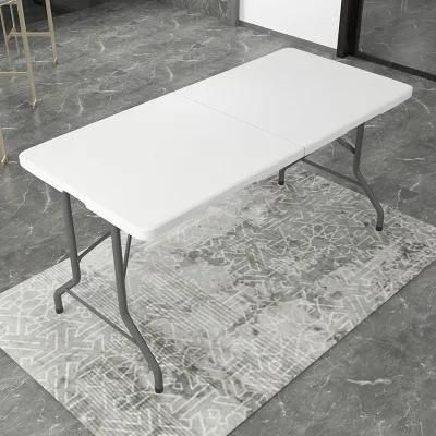 242cm 8FT Folding in Half Table in Catering Foldable Style Camping Table